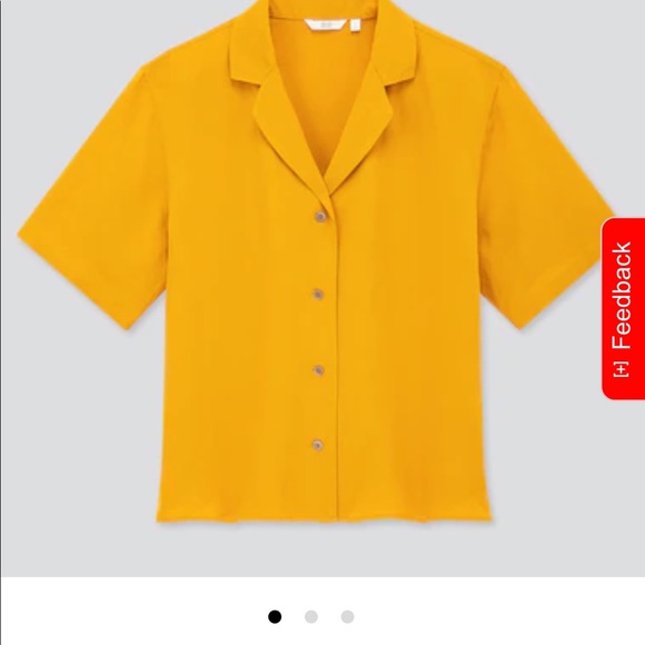 Uniqlo Linen Blend Short Sleeve Shirt - Picture 2 of 3